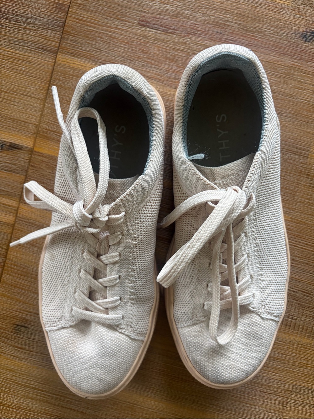 Rothy's Pale Pink Women's Athletic Sneakers